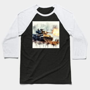 Fantasy illustration of a tank in battle Baseball T-Shirt